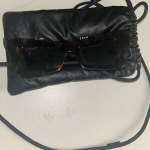 Off-White Brown Tortoise Sunglasses